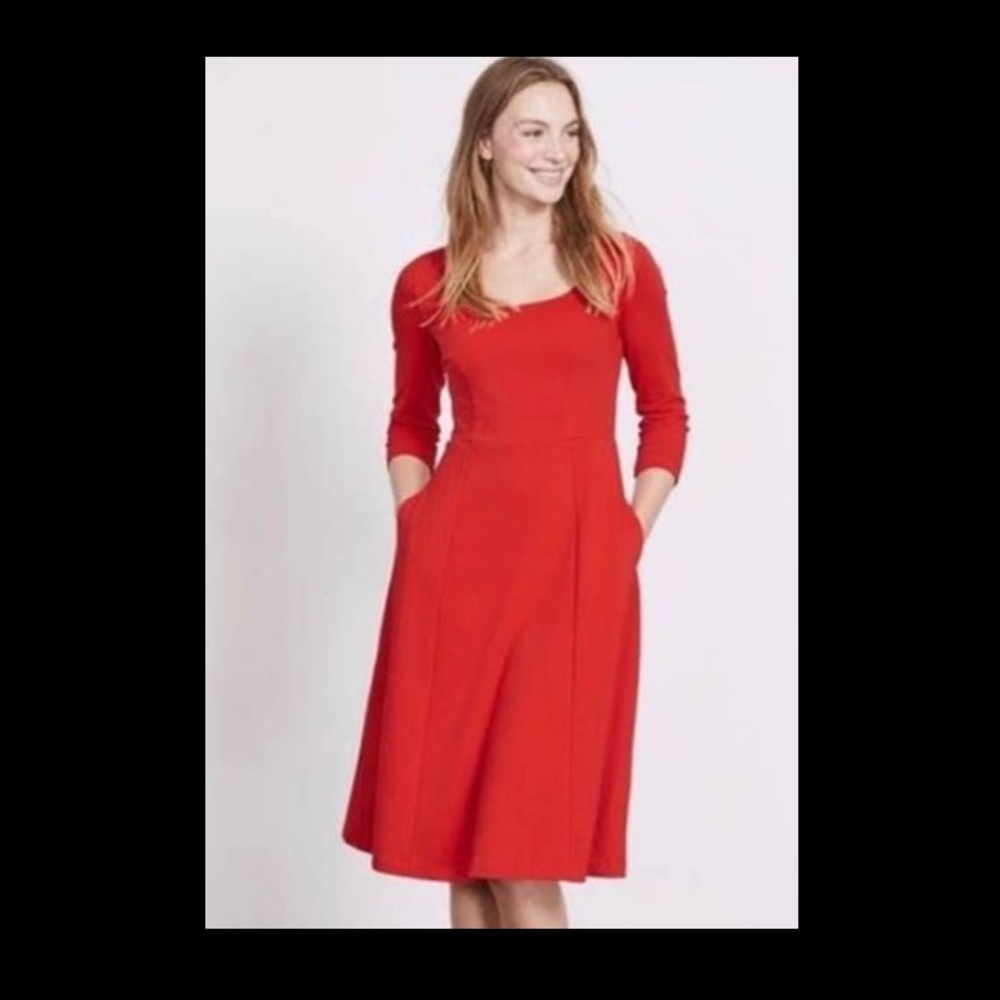Red Boden Christmas Dress